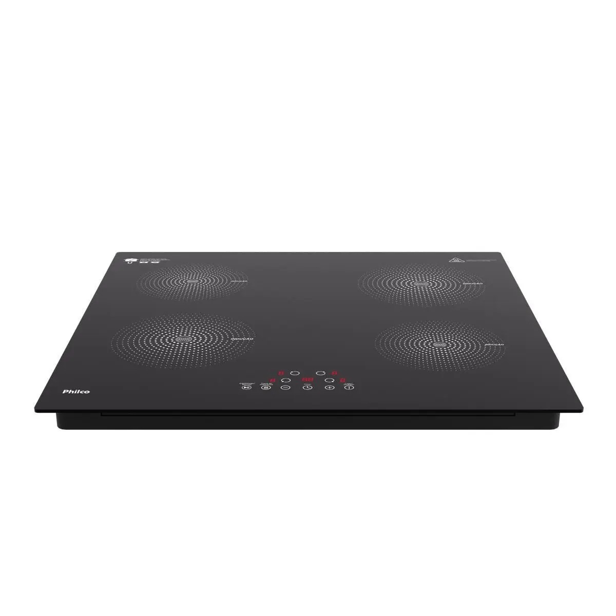 Fogão Cooktop Indução Philco PCT40A Preto 4 Bocas Vidro Cerâmico Touch 9 Níveis 110/220V - Imagem 4