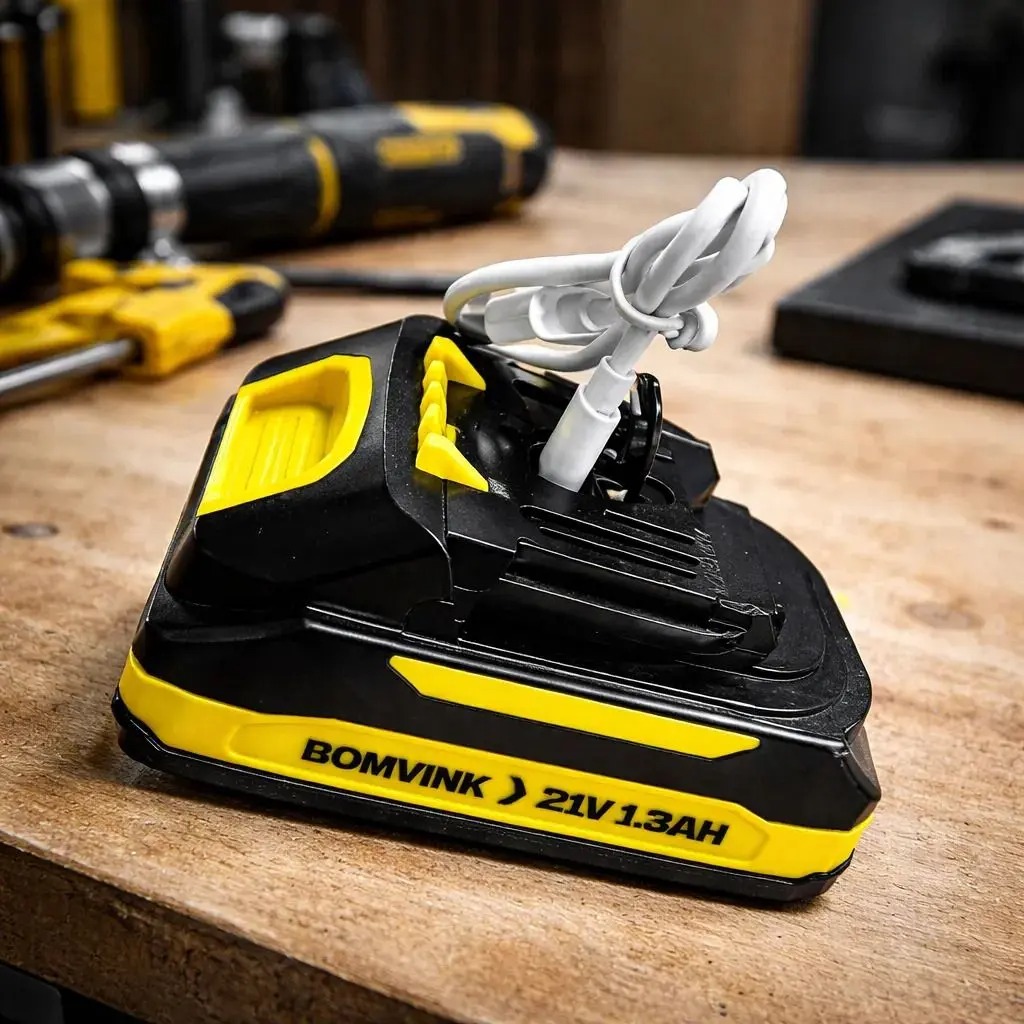 Parafusadeira Bateria 21v Sem Fio Bivolt Profissional 1,3mah Bivolt 60 - RR CASA E CONSTRUÇÃO - Imagem 3