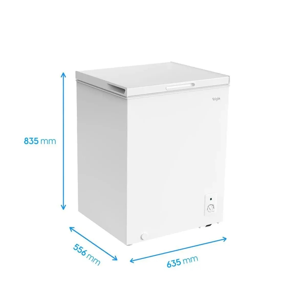 Freezer Horizontal Elgin 142L com Cesta Aramada ZAFN142D1NA Branco 110/220V - Imagem 5