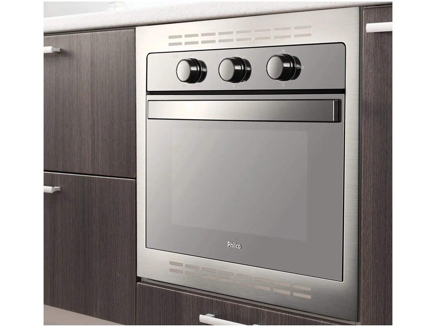 Forno de Embutir Elétrico Philco 46 Litros Timer Dourar Assar Grelhar 110/220V - Imagem 5