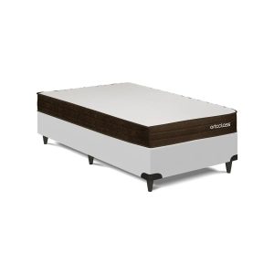 Cama Box e Colchão Poli D28 - Solteiro (78x188)- Ortoclass - Ortobom