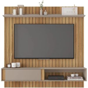 Painel para TV até 65" Caemmun Boreal 1.8 1 Prateleira