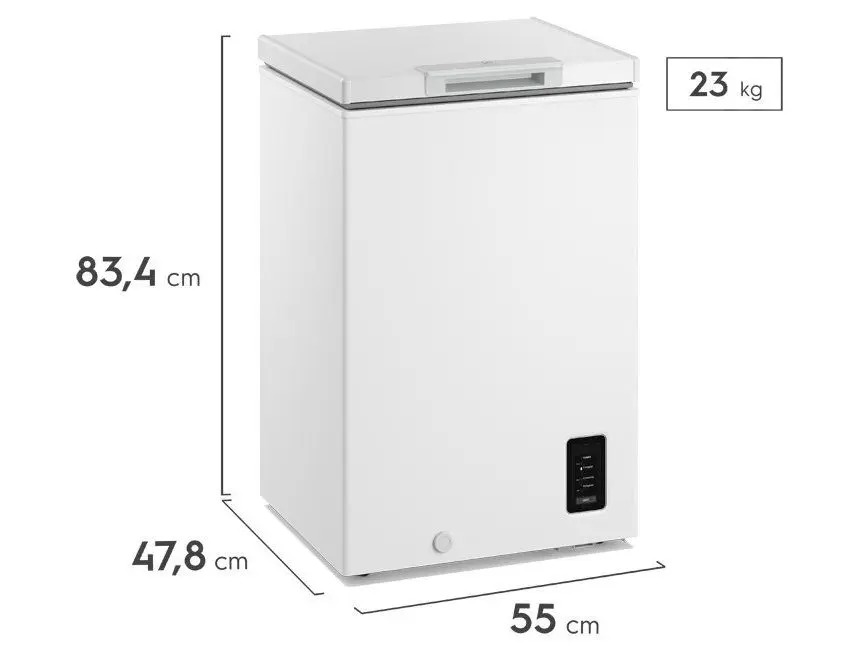 Freezer Horizontal Electrolux 95L 1 Porta Inverter HB100 110/220V - Imagem 3
