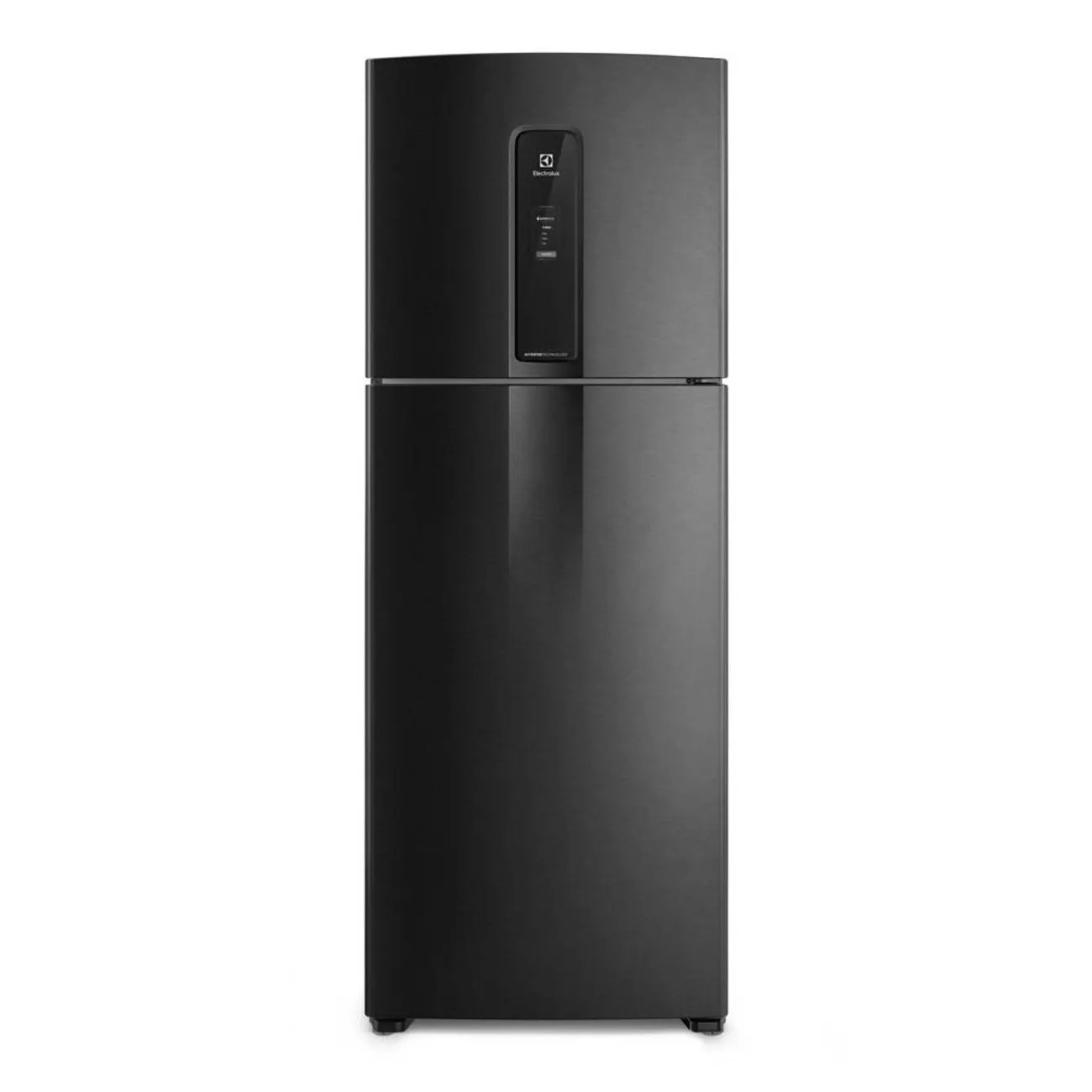 Geladeira/Refrigerador Electrolux Frost Free Inverter 480L Efficient com AutoSense SmartBivolt Duplex Black Inox Look IT07B 110/220V