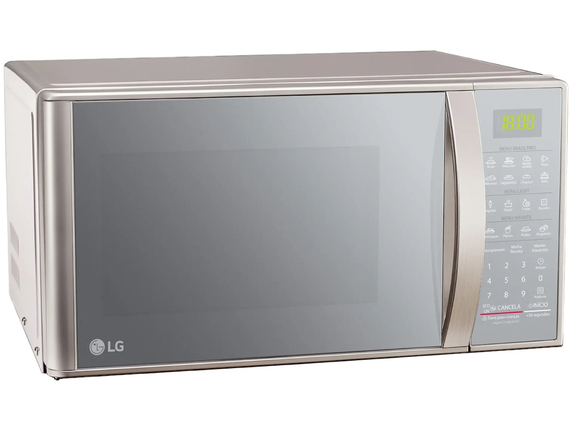 Micro-ondas LG 30 litros Prata Limpa Fácil (MS3043BR) 110/220V - Imagem 3