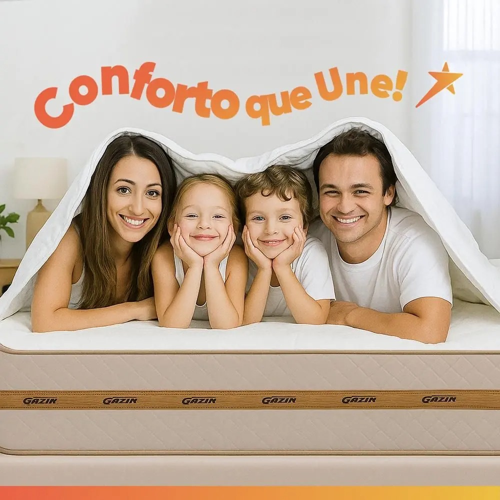 Cama Box Casal Colchão Molas Flora Bege 138x188x58cm - Gazin - Imagem 7