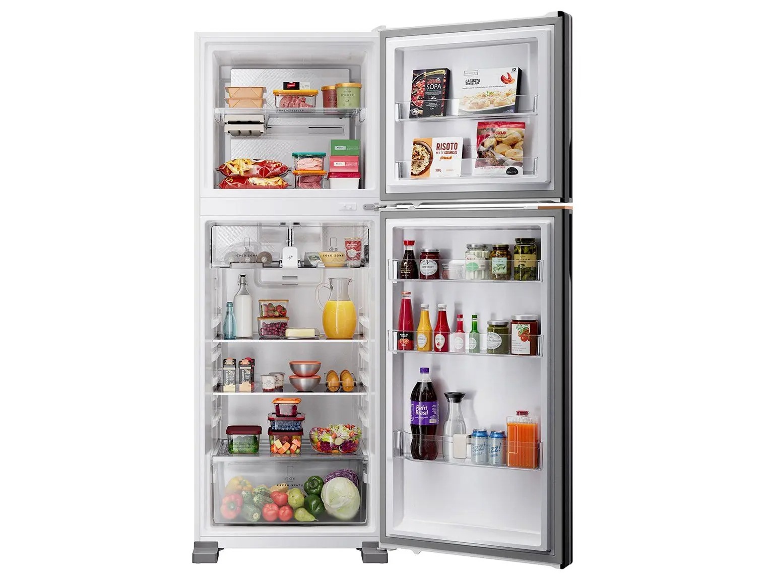 Geladeira Inteligente Branca B= Smart Brastemp Frost Free Duplex 512 Litros Cor Branca - BRM62AB 110/220V - Imagem 2