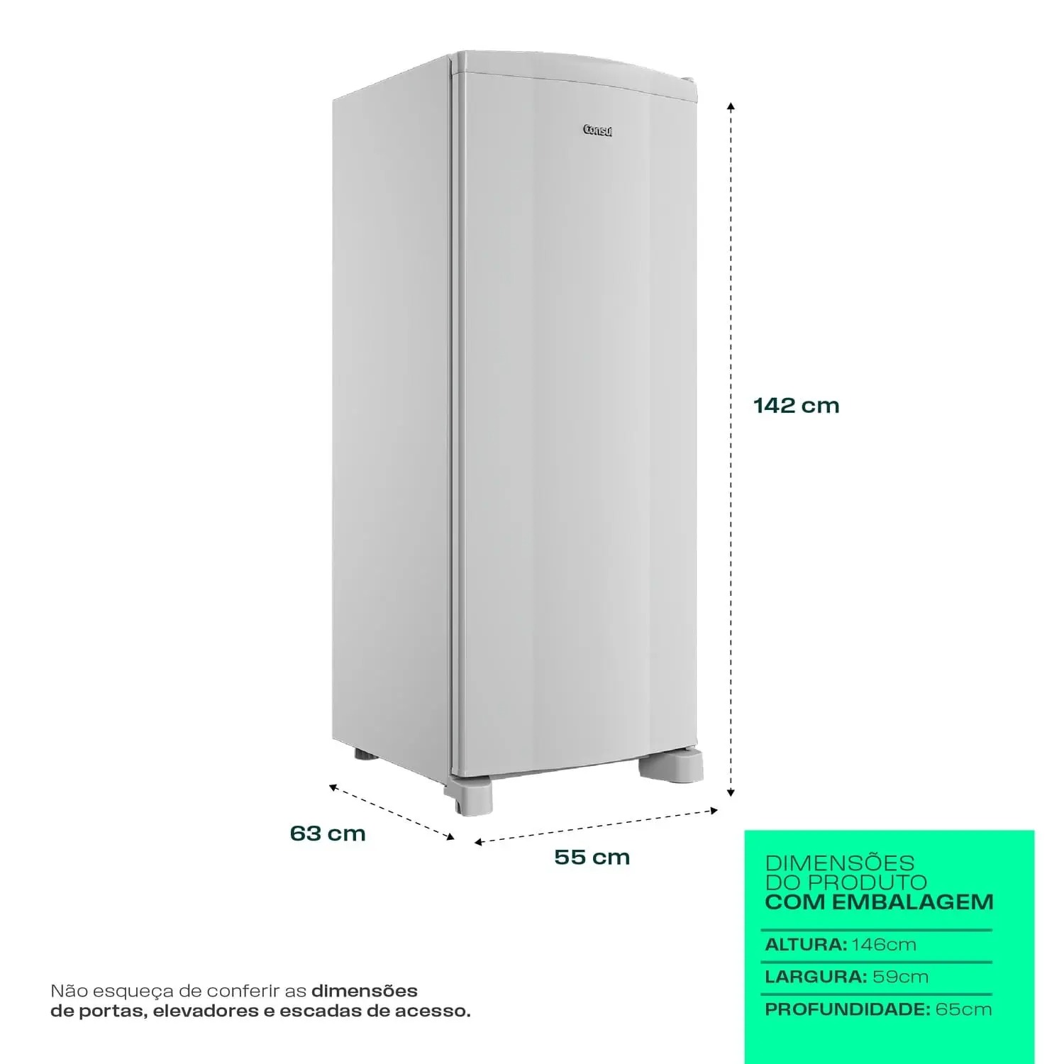 Geladeira Degelo Seco 263 Litros Consul - CRA30MB 110/220V - Imagem 3