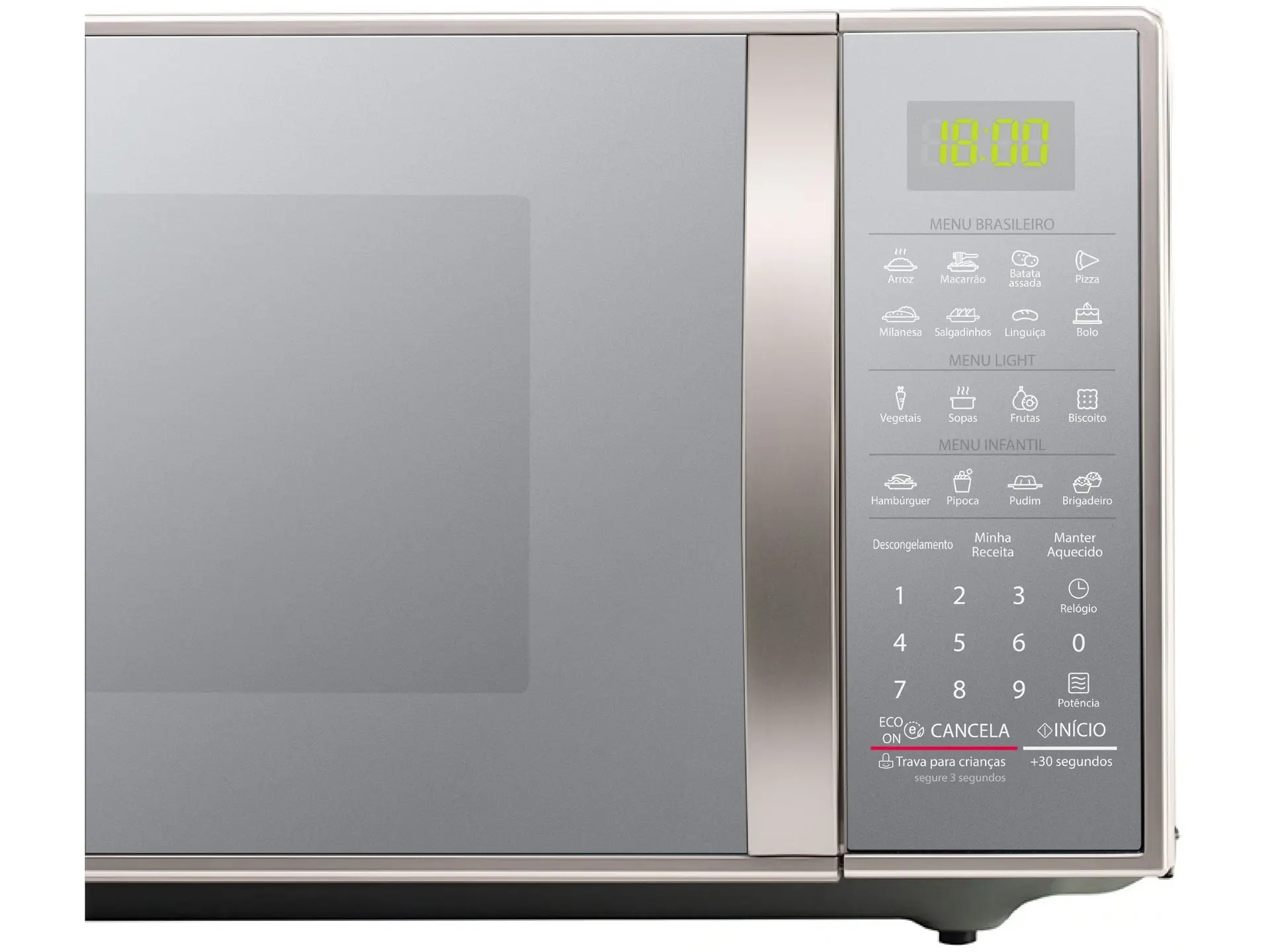 Micro-ondas LG 30 litros Prata Limpa Fácil (MS3043BR) 110/220V - Imagem 4